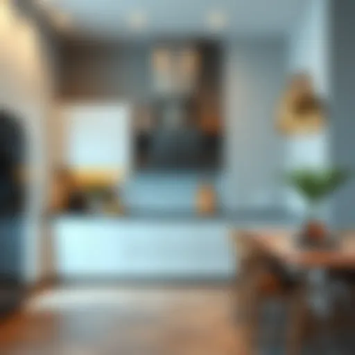 Elegant modern kitchen design showcasing Koçtaş Ada Mutfak